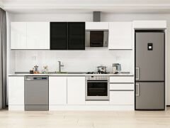 Alvinka 380X222 Cm High Gloss Mutfak Dolabı Mb-E80S40S60-3
