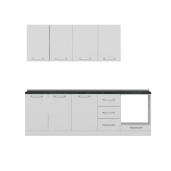 Minar 245 Cm Mutfak Dolabı Beyaz 245-B7