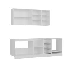 Minar 245 Cm Mutfak Dolabı Beyaz 245-B7