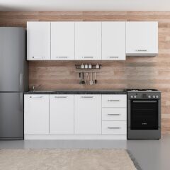 Minar 245 Cm Mutfak Dolabı Beyaz 245-B8