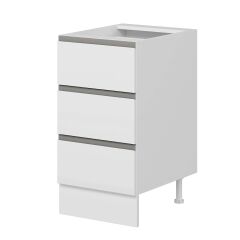 Alvinka Mutfak Modül Hg_J Alt 3Ç Nray 45Cm Dolap Beyaz Beyaz Mdf