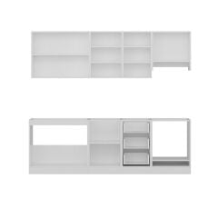 Minar 245 Cm Mutfak Dolabı Beyaz 245-B9