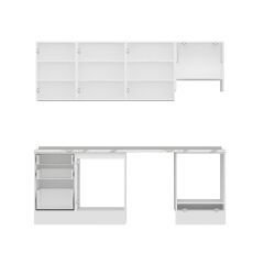 Alvinka 230X210 Cm Hg_J Mutfak Dolabı Antrasit - Suntalam