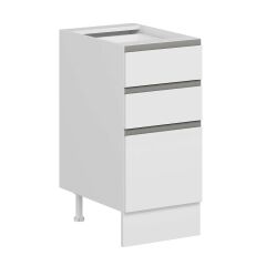 Alvinka Mutfak Modül Hg_J Alt 3Ç1B2K Nray 40Cm Dolap Beyaz Beyaz Suntalam