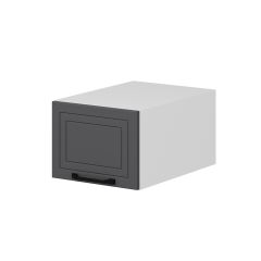 Alvinka Mutfak Modül Mbr_A Üst 1Yk 40-H30Cm Yuk Dolap Beyaz Antrasit Mdf