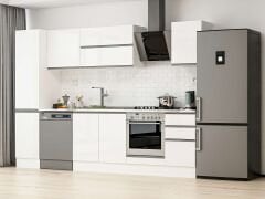 Alvinka 300X210 Cm High Gloss Mutfak Dolabı Mb-E90B45S45-2 High Gloss | Beyaz - Mdf