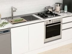 Alvinka 300X210 Cm High Gloss Mutfak Dolabı Mb-E90B45S45-2 High Gloss | Beyaz - Mdf