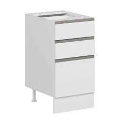 Alvinka Mutfak Modül Hg_J Alt 3Ç1B2K Nray 45Cm Dolap Beyaz Beyaz Mdf