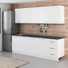 Minar 250 Cm Mutfak Dolabı Beyaz 250-B2