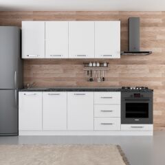 Minar 250 Cm Mutfak Dolabı Beyaz 250-B3