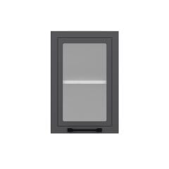 Alvinka Mutfak Modül Mbr_A Üst 1Dk1R 40-H60Cm Dolap Cam Beyaz Antrasit Suntalam