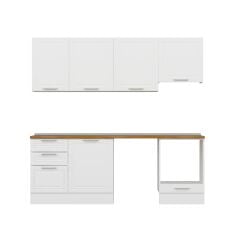 Alvinka 230X210 Cm Mbr_C Mutfak Dolabı Beyaz - Suntalam