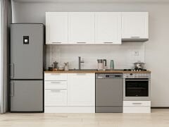 Alvinka 230X210 Cm Mbr_C Mutfak Dolabı Beyaz - Mdf