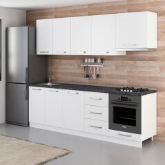 Minar 250 Cm Mutfak Dolabı Beyaz 250-B5