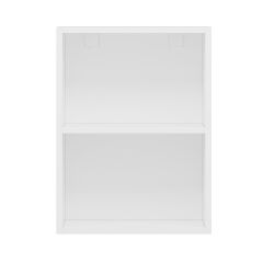 Alvinka Mutfak Modül Mbr_A Üst 1Dk1R 45-H60Cm Dolap Cam Beyaz Antrasit Mdf