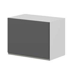 Alvinka Mutfak Modül Hg_J Üst 1Dk 60-45-H60Cm Asp Dolap Beyaz Antrasit Mdf