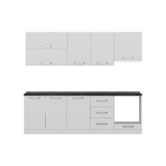 Minar 250 Cm Mutfak Dolabı Beyaz 250-B8