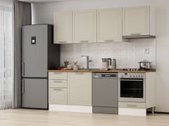 Alvinka 230X210 Cm Mbr_C Mutfak Dolabı Kumtaşı - Mdf