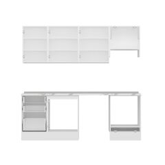 Alvinka 230X210 Cm Mbr_C Mutfak Dolabı Kumtaşı - Mdf