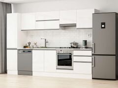 Alvinka 315X210 Cm High Gloss Mutfak Dolabı Mb-E90B45S60-1 High Gloss | Beyaz - Mdf