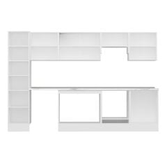 Alvinka 315X210 Cm High Gloss Mutfak Dolabı Mb-E90B45S60-1 High Gloss | Beyaz - Mdf