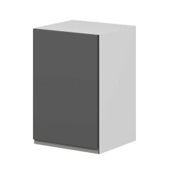 Alvinka Mutfak Modül Hg_J Üst 1Dk1R 40-H60Cm Dolap Beyaz Antrasit Suntalam