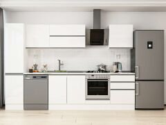 Alvinka 315X210 Cm High Gloss Mutfak Dolabı Mb-E90B45S60-2 High Gloss | Beyaz - Suntalam