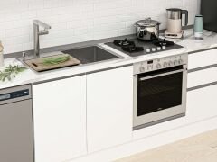 Alvinka 315X210 Cm High Gloss Mutfak Dolabı Mb-E90B45S60-2 High Gloss | Beyaz - Suntalam