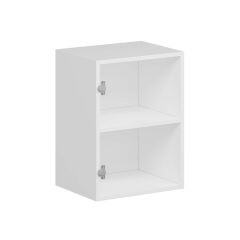 Alvinka Mutfak Modül Hg_J Üst 1Dk1R 45-H60Cm Dolap Beyaz Antrasit Mdf