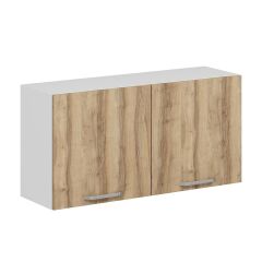 Alvinka Mutfak Modül Duz Üst 2Dk1R 120-H60Cm Dolap Beyaz Dore