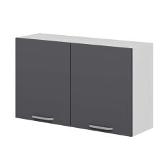 Alvinka Mutfak Modül Duz Üst 2Dk1R 120-H72Cm Dolap Beyaz Antrasit