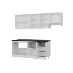 Minar 250 Cm Mutfak Dolabı Beyaz Dore 250-D7