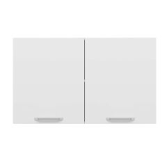 Alvinka Mutfak Modül Duz Üst 2Dk1R 120-H72Cm Dolap Beyaz Beyaz