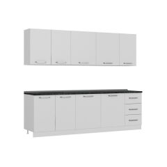 Minar 255 Cm Mutfak Dolabı Beyaz 255-B1