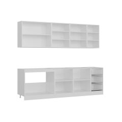 Minar 255 Cm Mutfak Dolabı Beyaz 255-B1