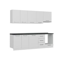 Minar 255 Cm Mutfak Dolabı Beyaz 255-B5