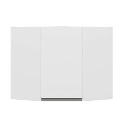Alvinka Mutfak Modül Hg_J Üst 1Dk1R 60-H60Cm Köşe Dolap Beyaz Beyaz Mdf