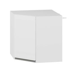 Alvinka Mutfak Modül Hg_J Üst 1Dk1R 60-H60Cm Köşe Dolap Beyaz Beyaz Mdf