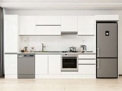 Alvinka 385X222 Cm High Gloss Mutfak Dolabı Mbb-E80B45S60-1