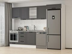 Alvinka 310X220 Cm Mbr_A Mutfak Dolabı Antrasit - Mdf