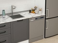 Alvinka 310X220 Cm Mbr_A Mutfak Dolabı Antrasit - Mdf