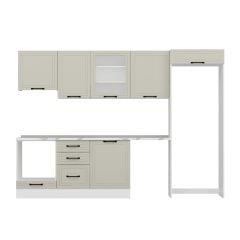 Alvinka 310X220 Cm Mbr_A Mutfak Dolabı Kumtaşı - Mdf