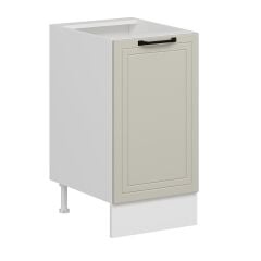 Alvinka Mutfak Modül Mbr_A Alt 1K1R 45Cm Dolap Beyaz Kumtaşı Mdf