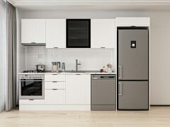 Alvinka 310X220 Cm Mbr_B Mutfak Dolabı Beyaz - Mdf