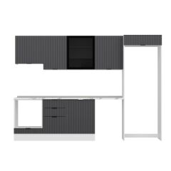 Alvinka 310X220 Cm Mbr_B Mutfak Dolabı Antrasit - Suntalam