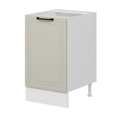 Alvinka Mutfak Modül Mbr_A Alt 1K1R 50Cm Dolap Beyaz Kumtaşı Mdf