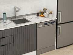 Alvinka 310X220 Cm Mbr_B Mutfak Dolabı Antrasit - Mdf