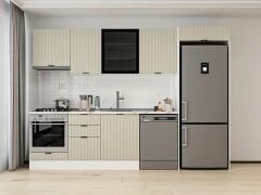 Alvinka 310X220 Cm Mbr_B Mutfak Dolabı Kumtaşı - Suntalam