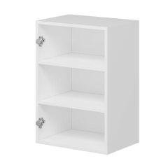 Alvinka Mutfak Modül Hg_J Üst 1Dk2R 50-H72Cm Dolap Beyaz Antrasit Mdf