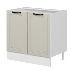 Alvinka Mutfak Modül Mbr_A Alt 2K1R 90Cm Dolap Beyaz Kumtaşı Mdf